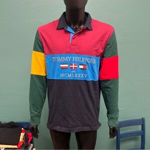 Tommy Hilfiger Long Sleeve Polo Dress Shirt